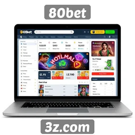 Facilidade de uso da interface do site 80bet